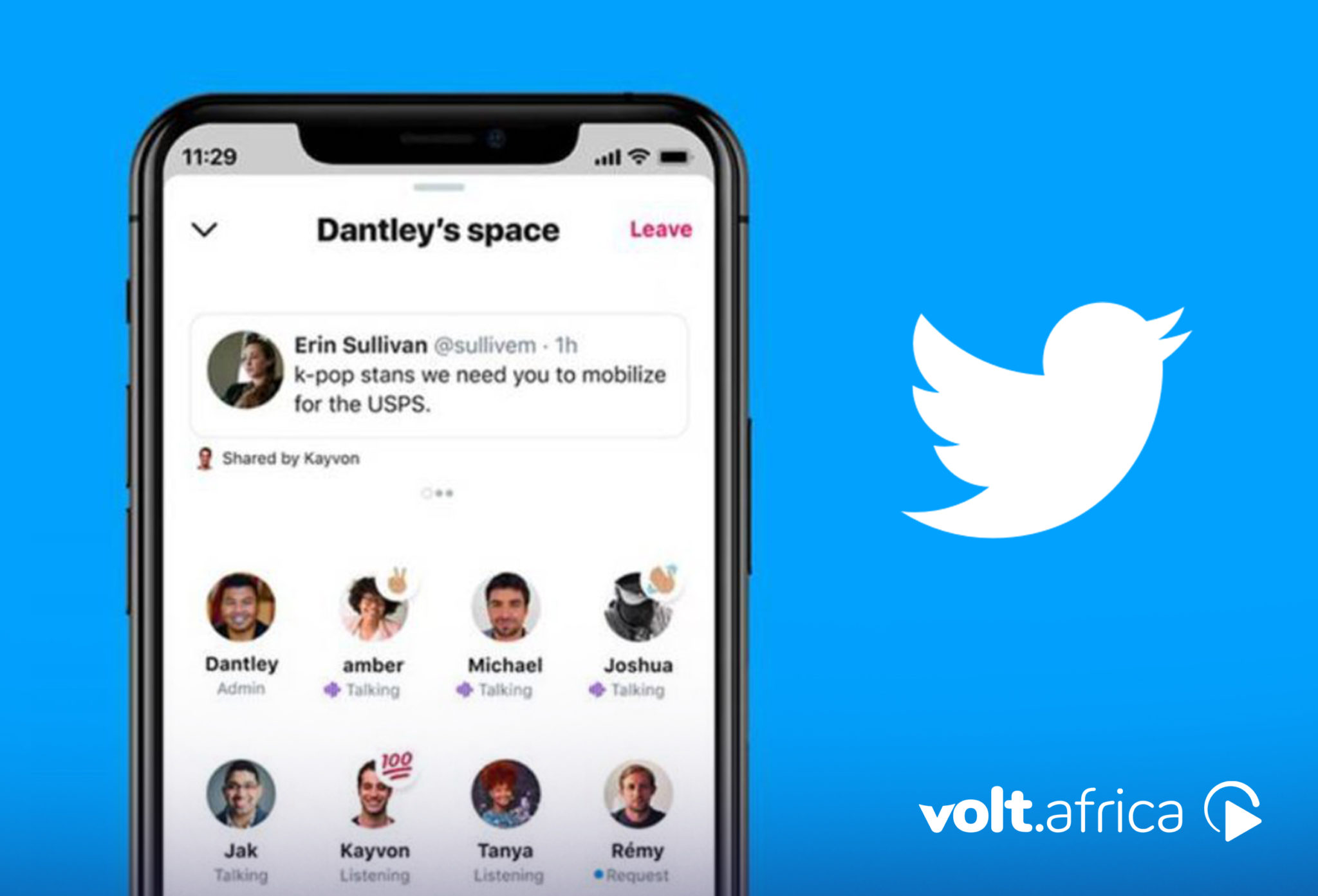 twitter-expands-testing-on-audio-chatroom-feature | Volt Africa